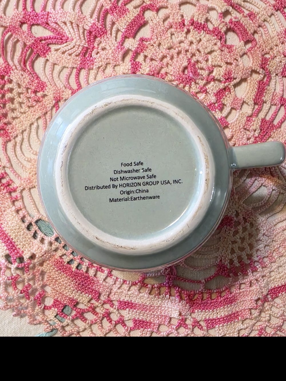 Proud Plant Parent Ceramic Mug With Plant Inside - Pale Green - Picture 3 of 3